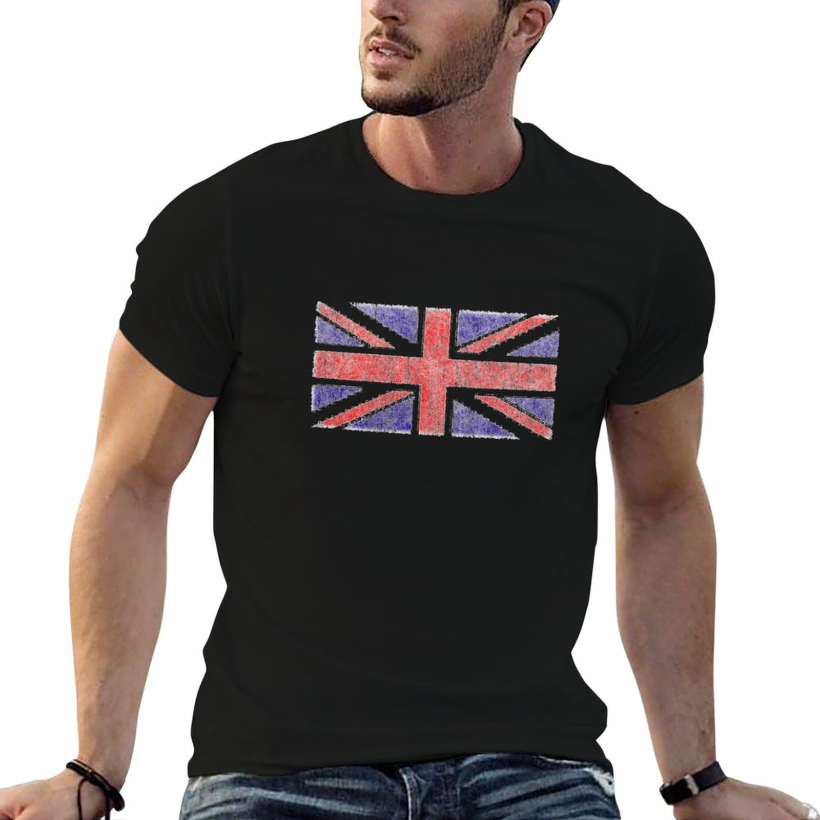 Union Lighting & Decor Hours - Vintage UK Union Jack Flag T-Shirt