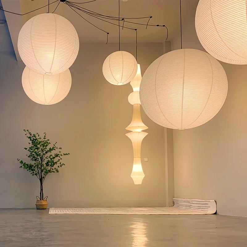 Japanese Lighting Decor - Japanese pendant lights Vintage Noguchi Light