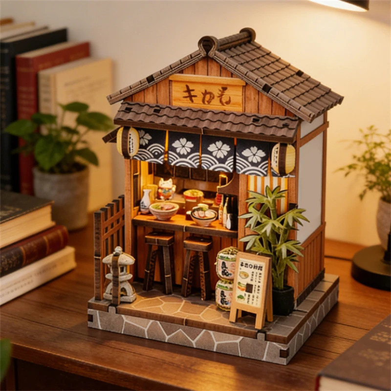 2026 DIY Wooden Mini Casa Japa - Japanese Lighting Decor recension och pris