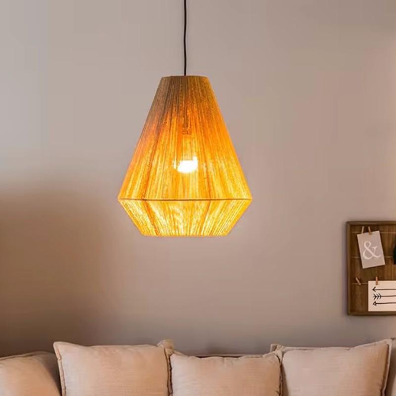 Japanese Creative Hemp Rope Ra - Japanese Lighting Decor recension och pris
