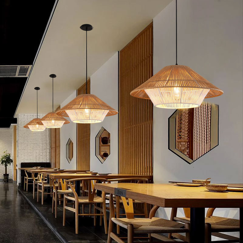 Japanese Creative Hemp Rope Ra - Japanese Lighting Decor recension och pris