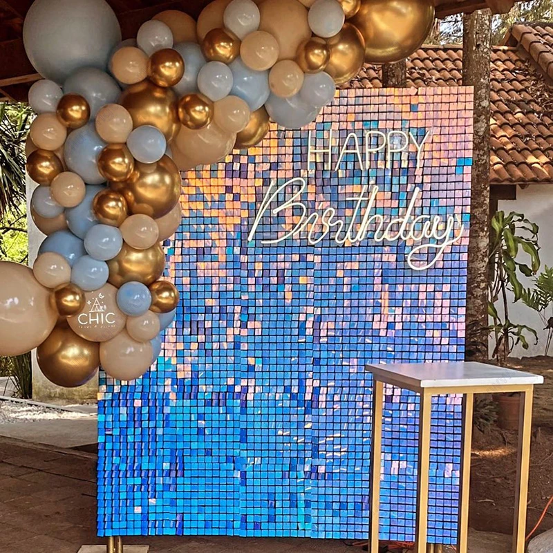 12pcs Light Gold Shimmer Wall  - Lighting Room Decor Photo recension och pris