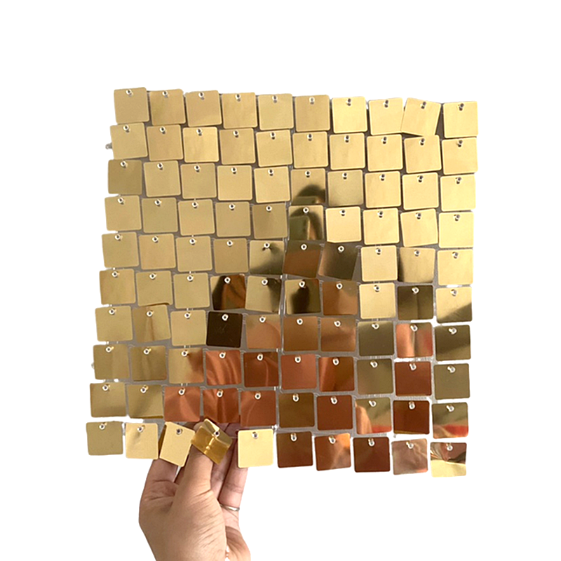 12pcs Light Gold Shimmer Wall  - Lighting Room Decor Photo recension och pris