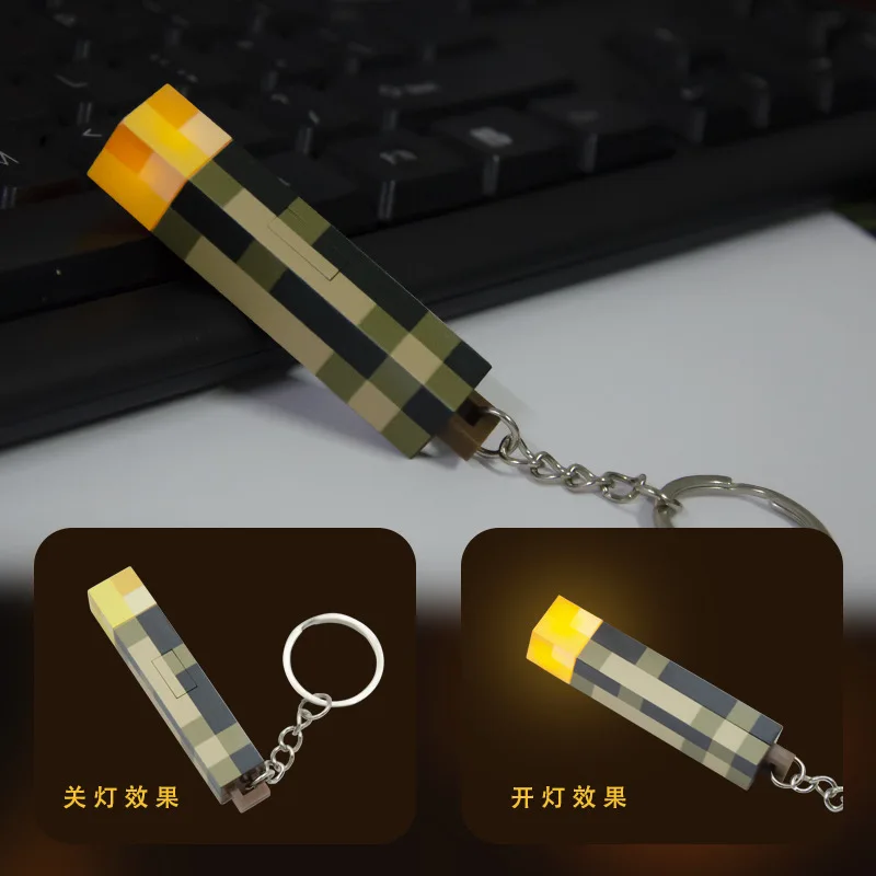 Minecrafte Cartoon MC KeyChain - Lighting Decor Minecraft recension och pris