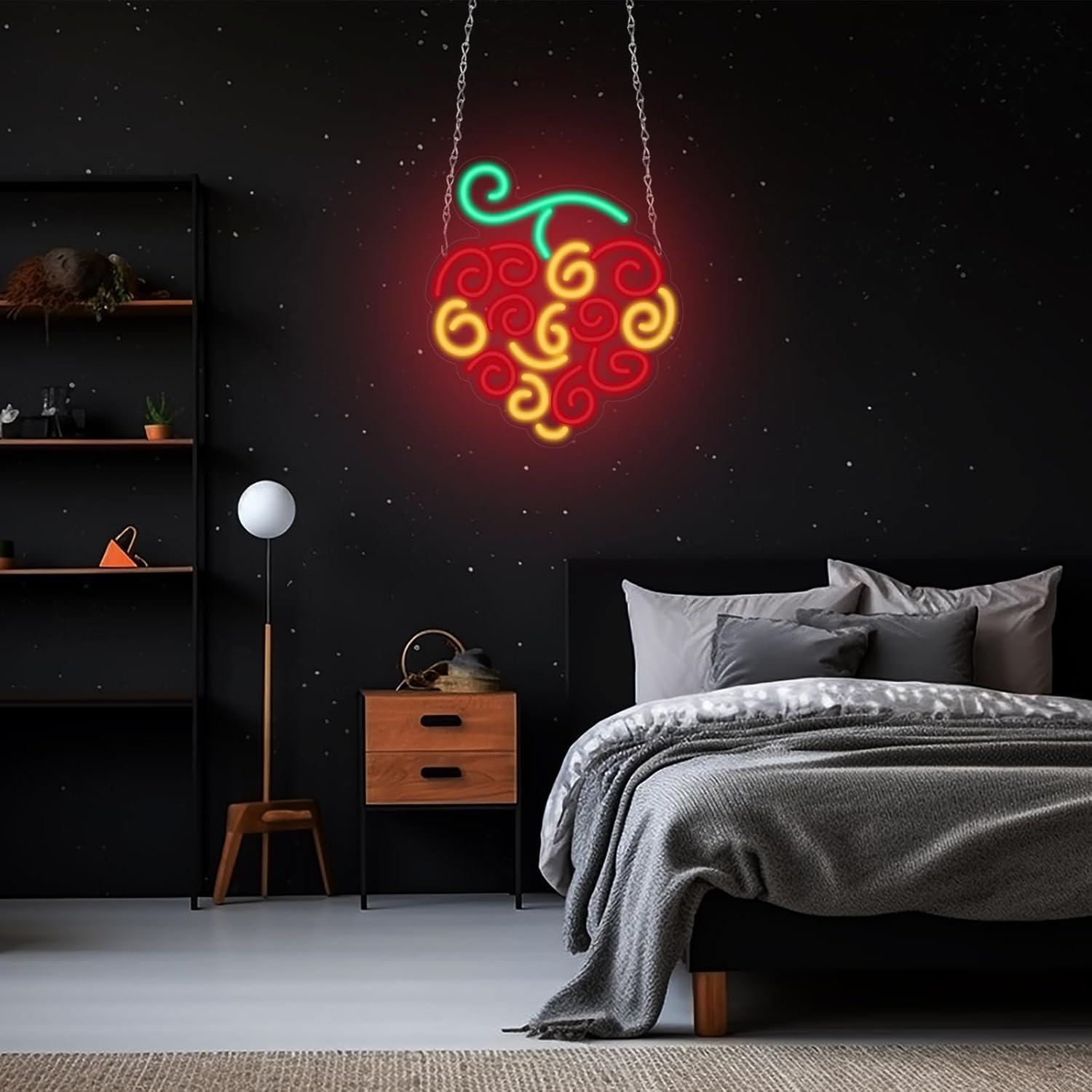 Cyber Fruit Neon Sign USB Dimm - Led Lighting Wall Decor recension och pris