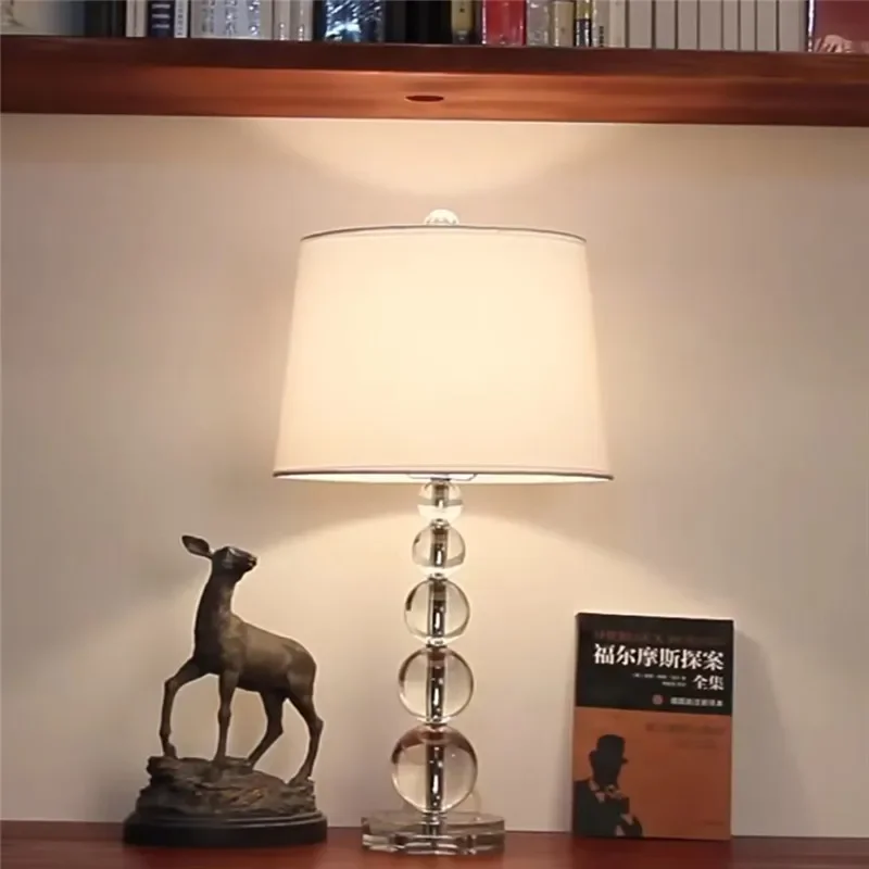 Modern Luxury Crystal Desk Lam - Lighting Room Decor Photo recension och pris