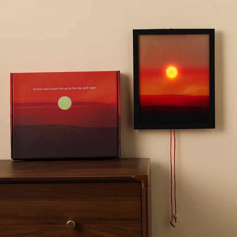 Kinetic Sunrise Sunset Wall La - Lighting Decor Sunrise recension och pris