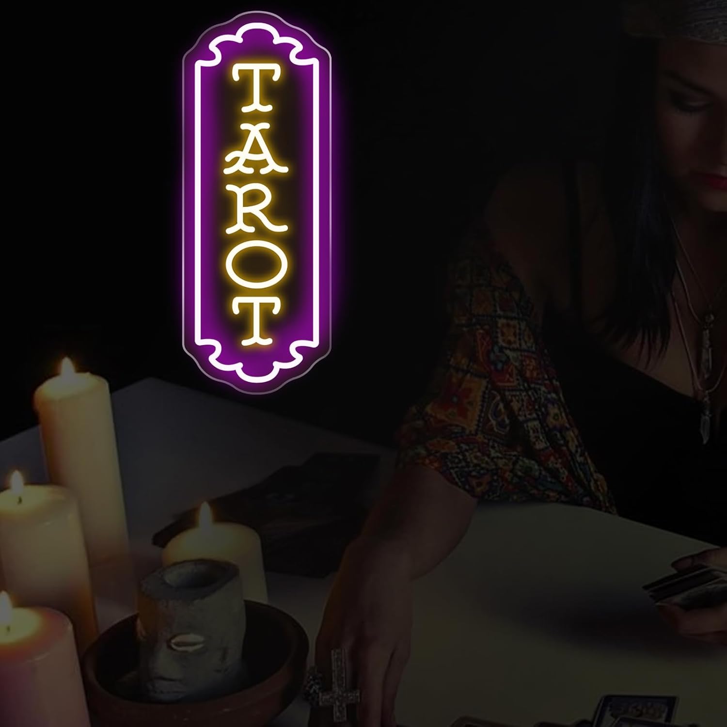 Tarot Neon Sign USB Powered My - Led Lighting Wall Decor recension och pris