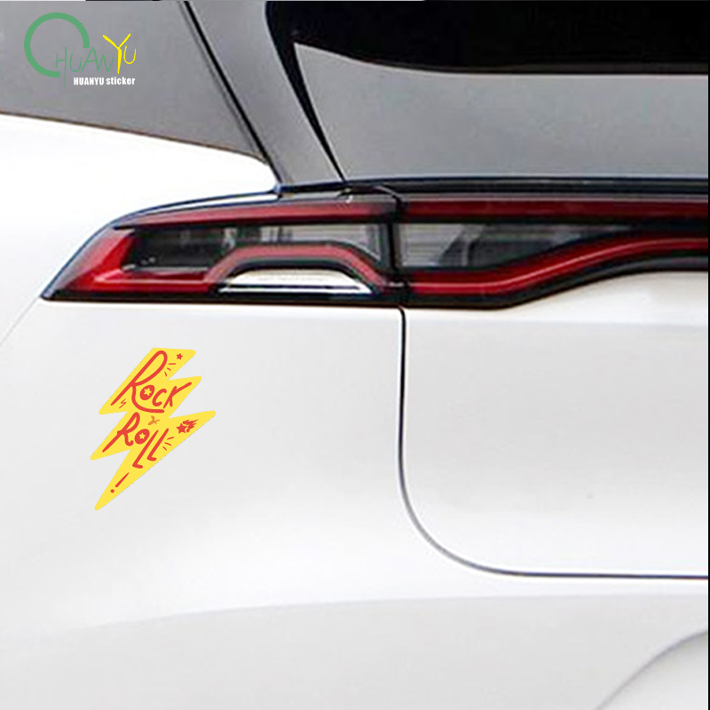 Rock Lightning Car Sticker Mus - Unique Lighting Decor recension och pris
