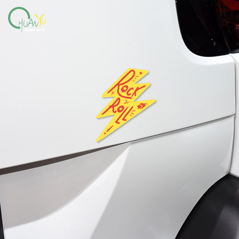 Rock Lightning Car Sticker Mus - Unique Lighting Decor recension och pris