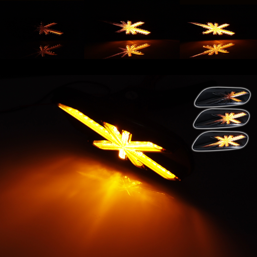 2pcs smoked lens Union Jack Am - Union Lighting & Decor Hours recension och pris