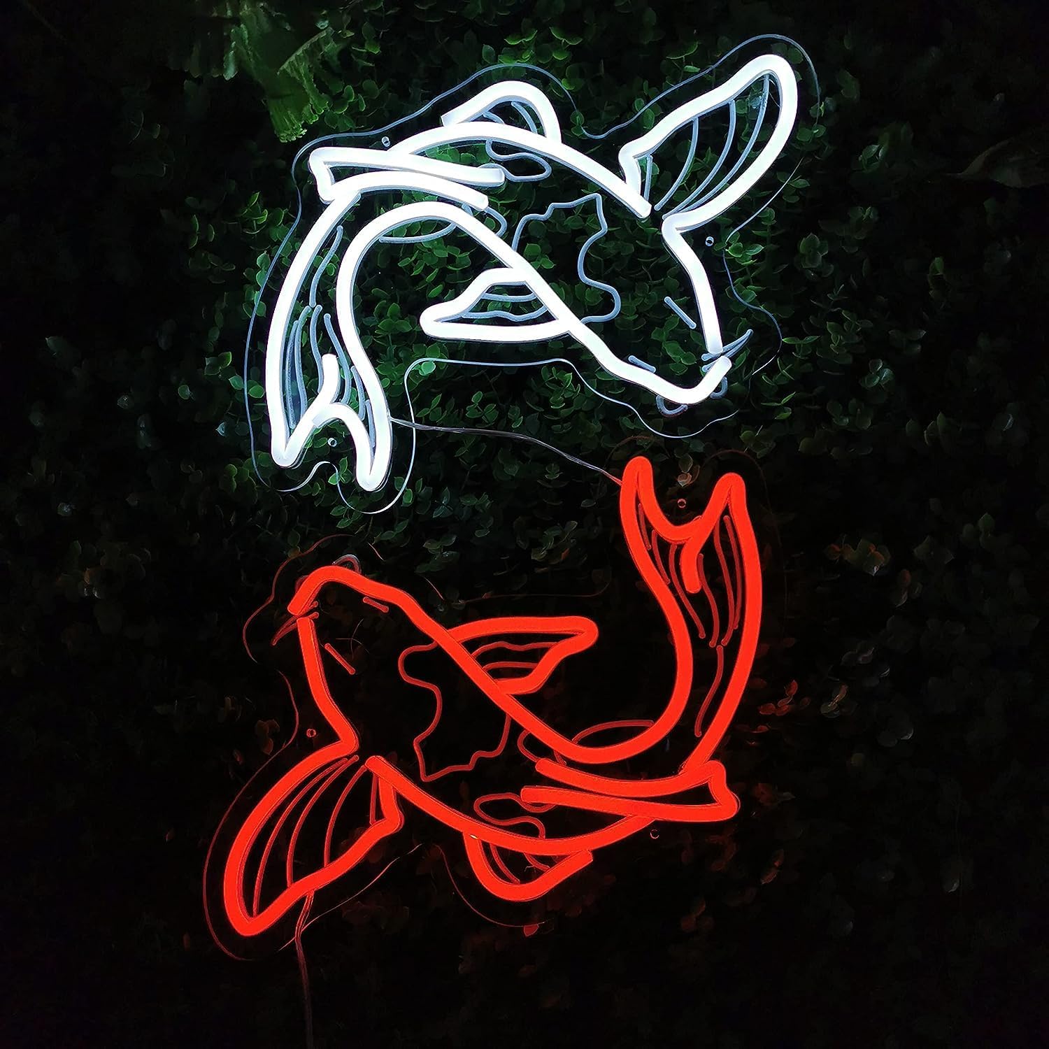 Koi Fish Neon Sign USB LED Neo - Japanese Lighting Decor recension och pris