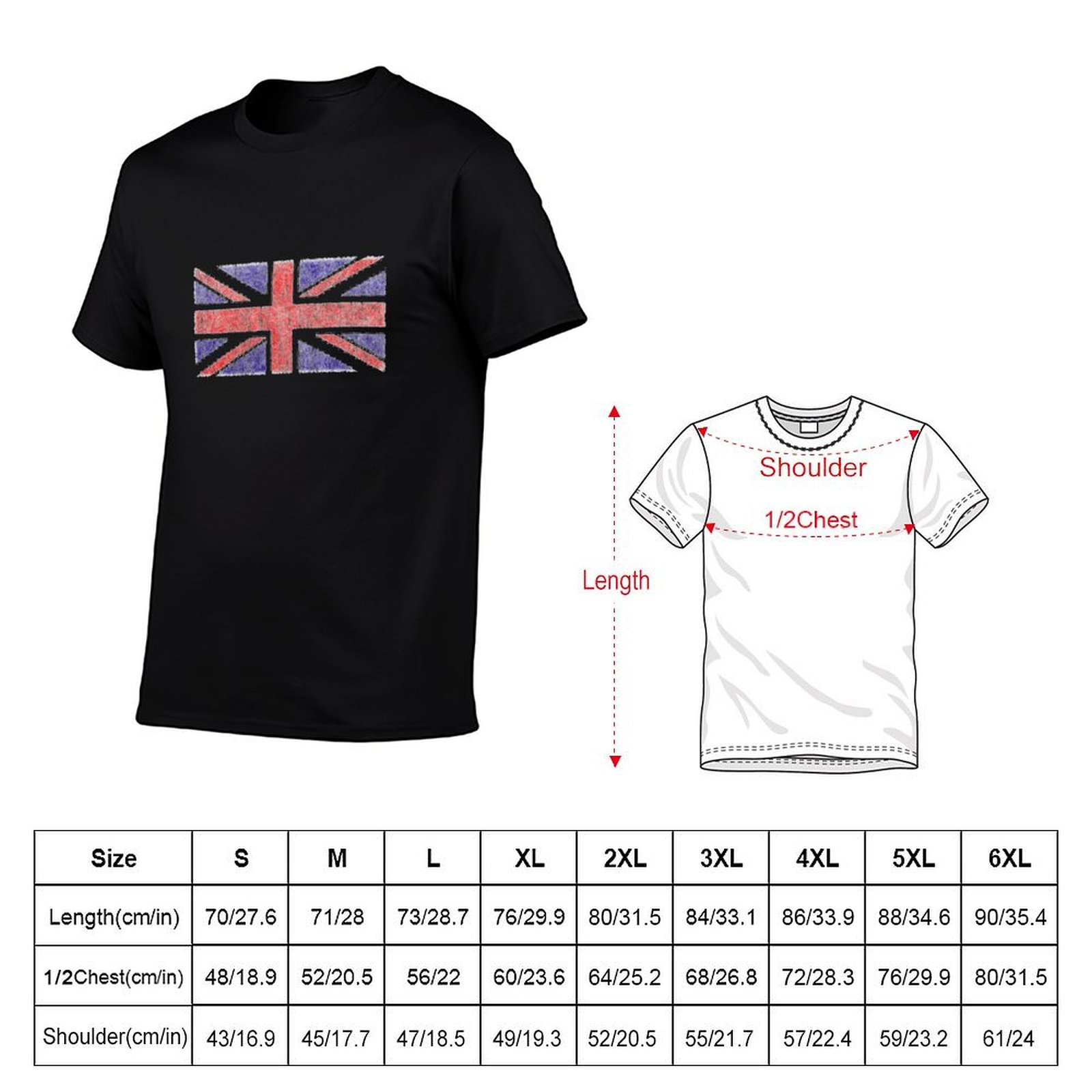 Vintage UK Union Jack Flag T-S - Union Lighting & Decor Hours recension och pris