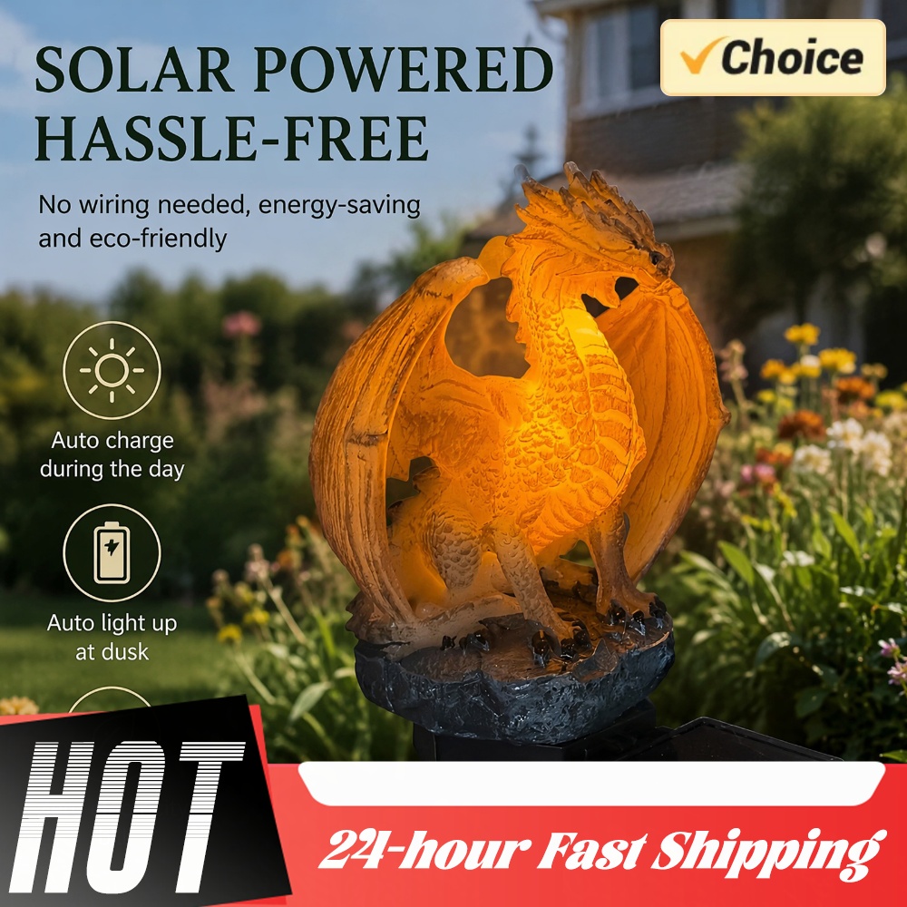 Dragon Solar Garden Light Ener - Unique Lighting Decor recension och pris