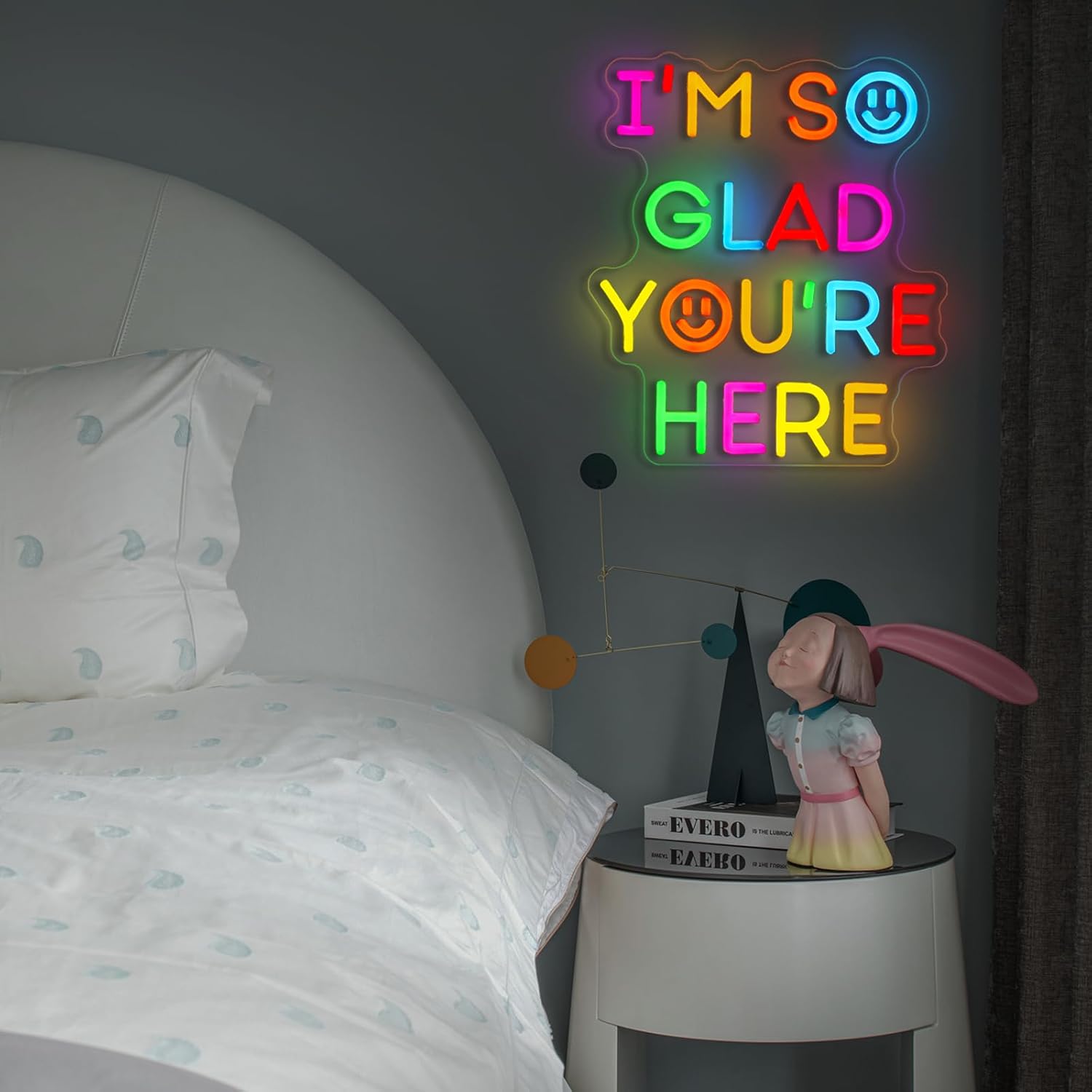  I'm So Glad You‘re Here Neon - Led Lighting Wall Decor recension och pris