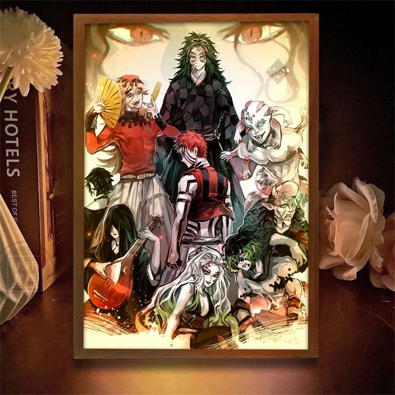 Demon Slayer Action Figures Li - Lighting Room Decor Photo recension och pris