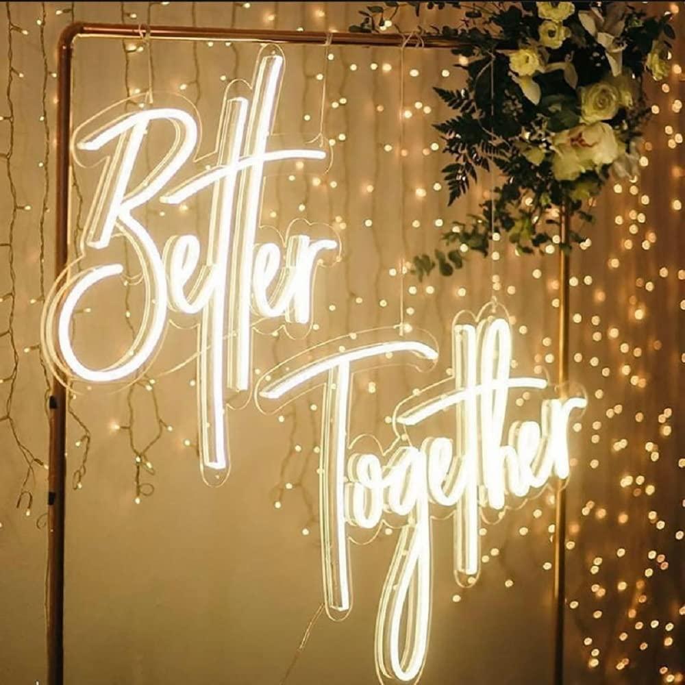 Better Together Neon Sign USB  - Led Lighting Wall Decor recension och pris