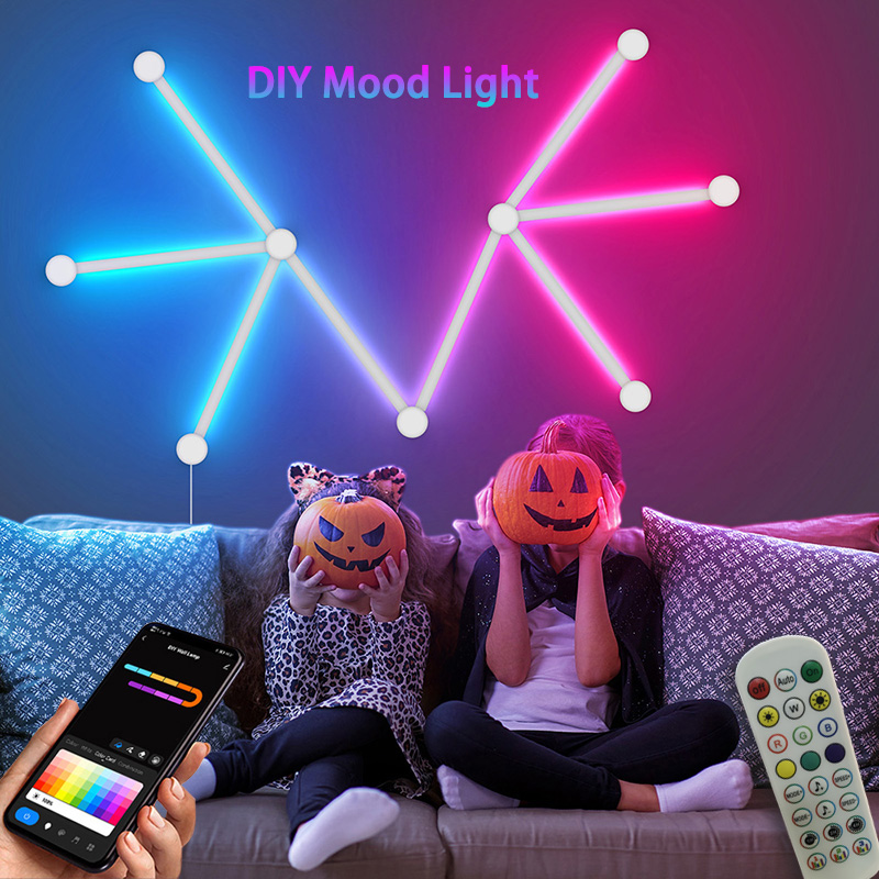 Smart RGB Wall Lamp, Bluetooth - Led Lighting Wall Decor recension och pris
