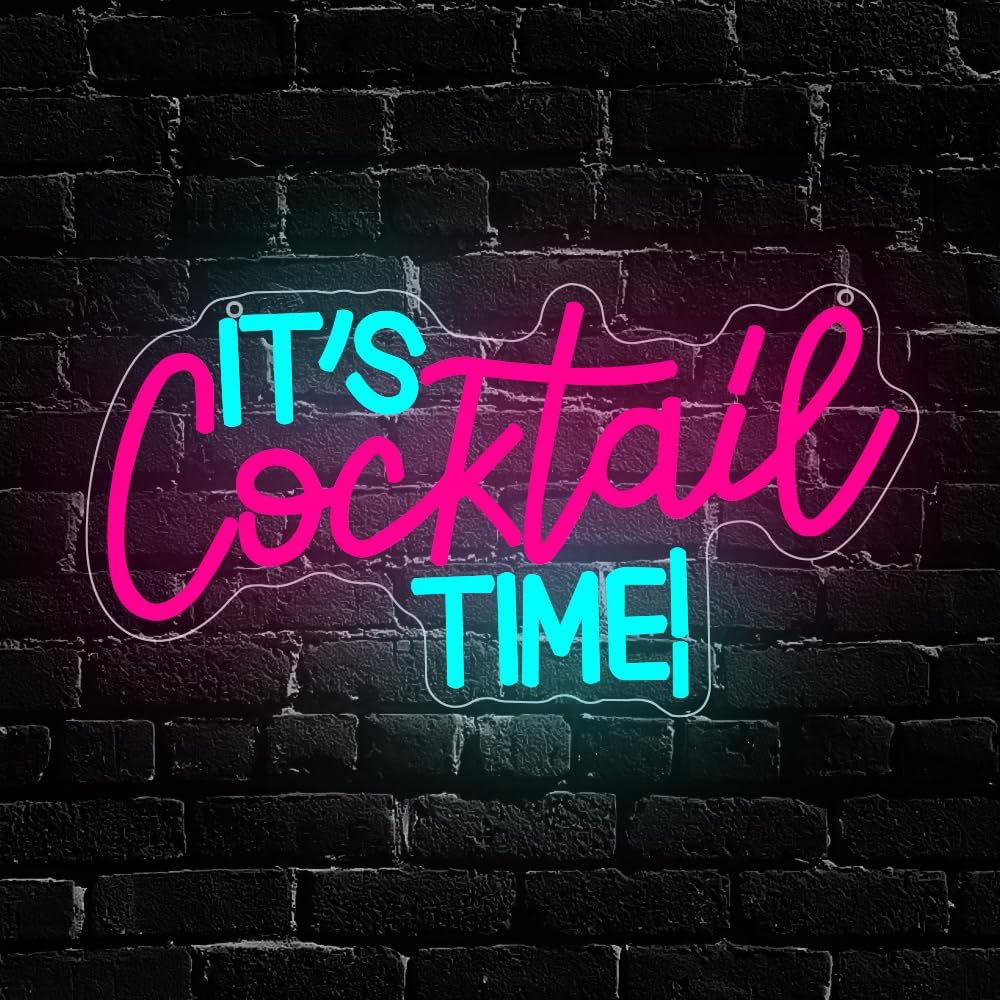 Cocktails Neon Sign USB Powere - Led Lighting Wall Decor recension och pris