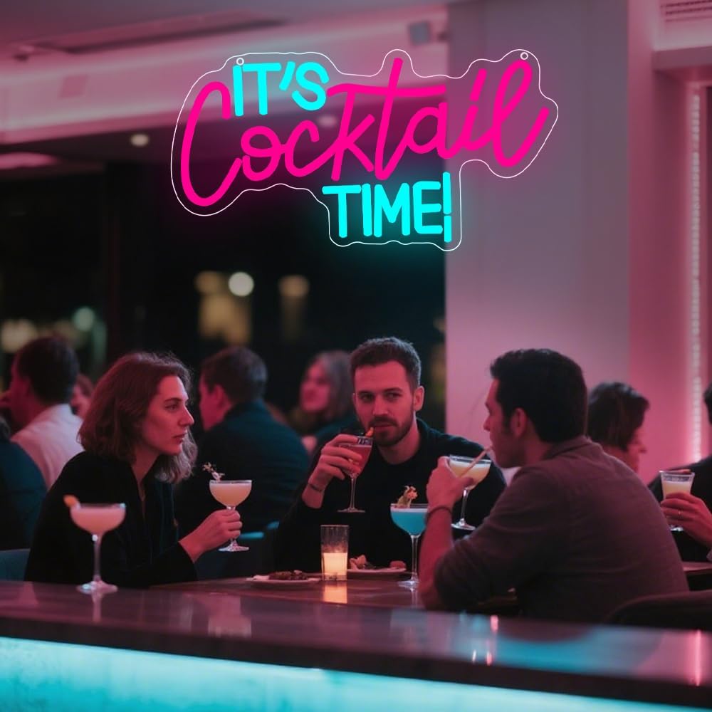 Cocktails Neon Sign USB Powere - Led Lighting Wall Decor recension och pris