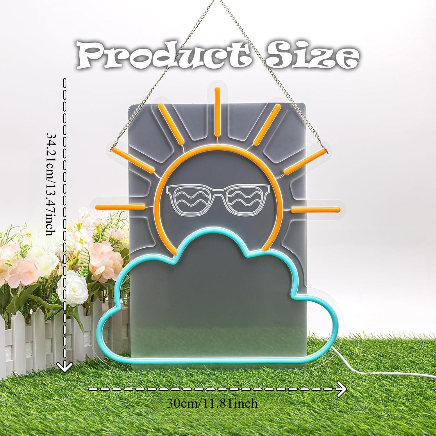 Sunrise Sunset Neon Sign USB P - Lighting Decor Sunrise recension och pris