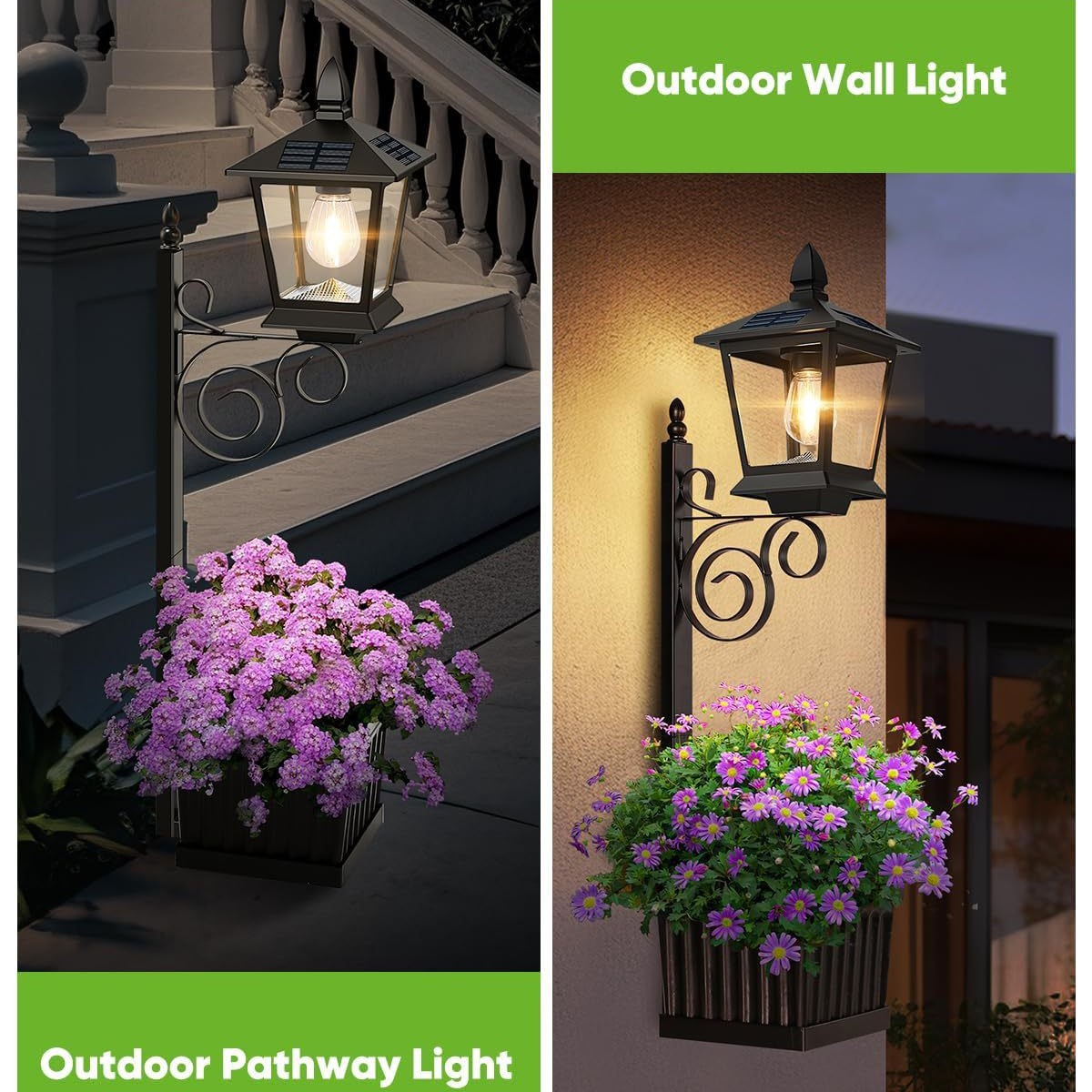 2 in 1 Solar Planter Lamp Wate - Decor Lighting Floor Lamps recension och pris