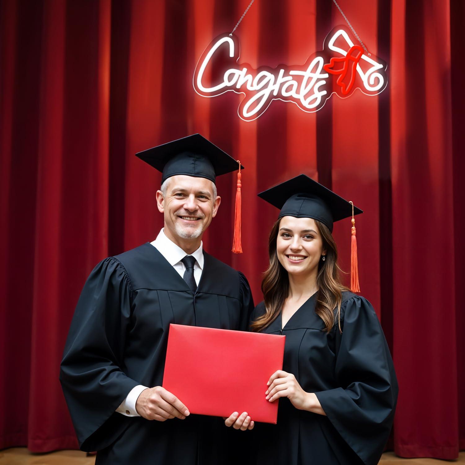 Congrats Graduation Neon Sign  - Led Lighting Wall Decor recension och pris