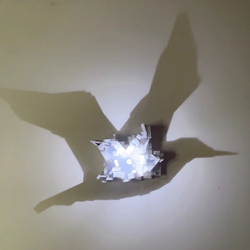 Dropshipping 3D Light Shadow N - Led Lighting Wall Decor recension och pris