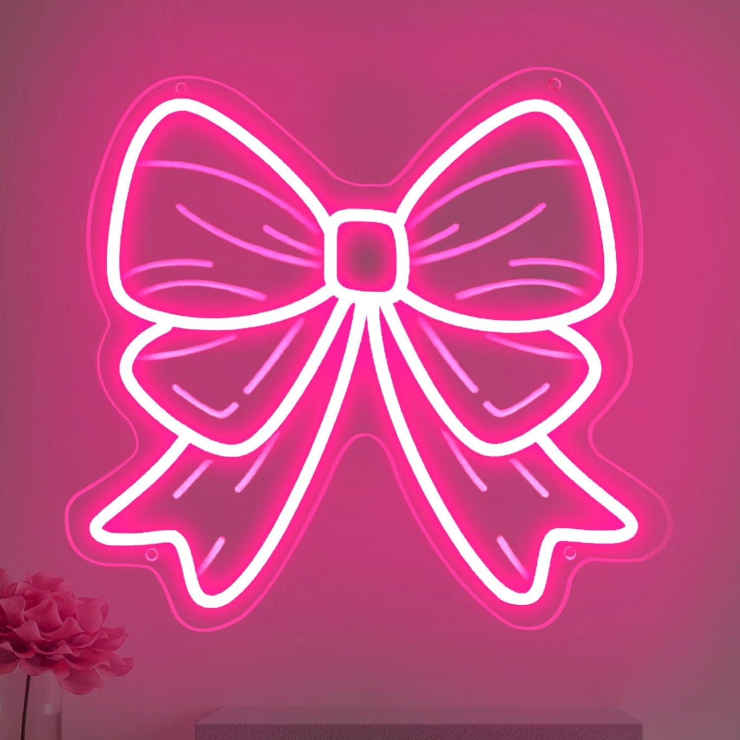 Bow Neon Signs USB Dimmable LE - Led Lighting Wall Decor recension och pris