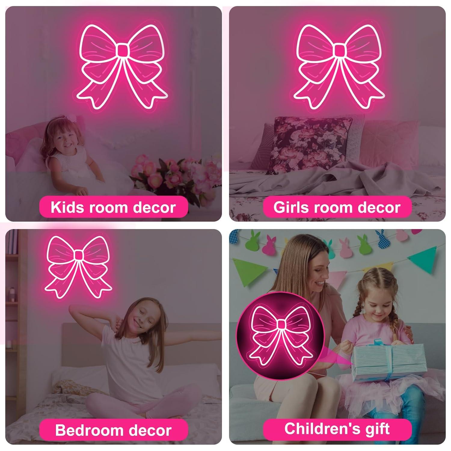 Bow Neon Signs USB Dimmable LE - Led Lighting Wall Decor recension och pris