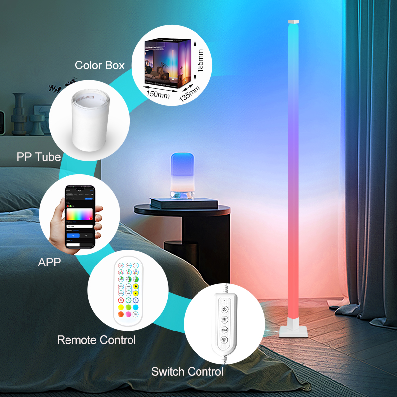 RGB Dimmable Smart Standing LE - Decor Lighting Floor Lamps recension och pris