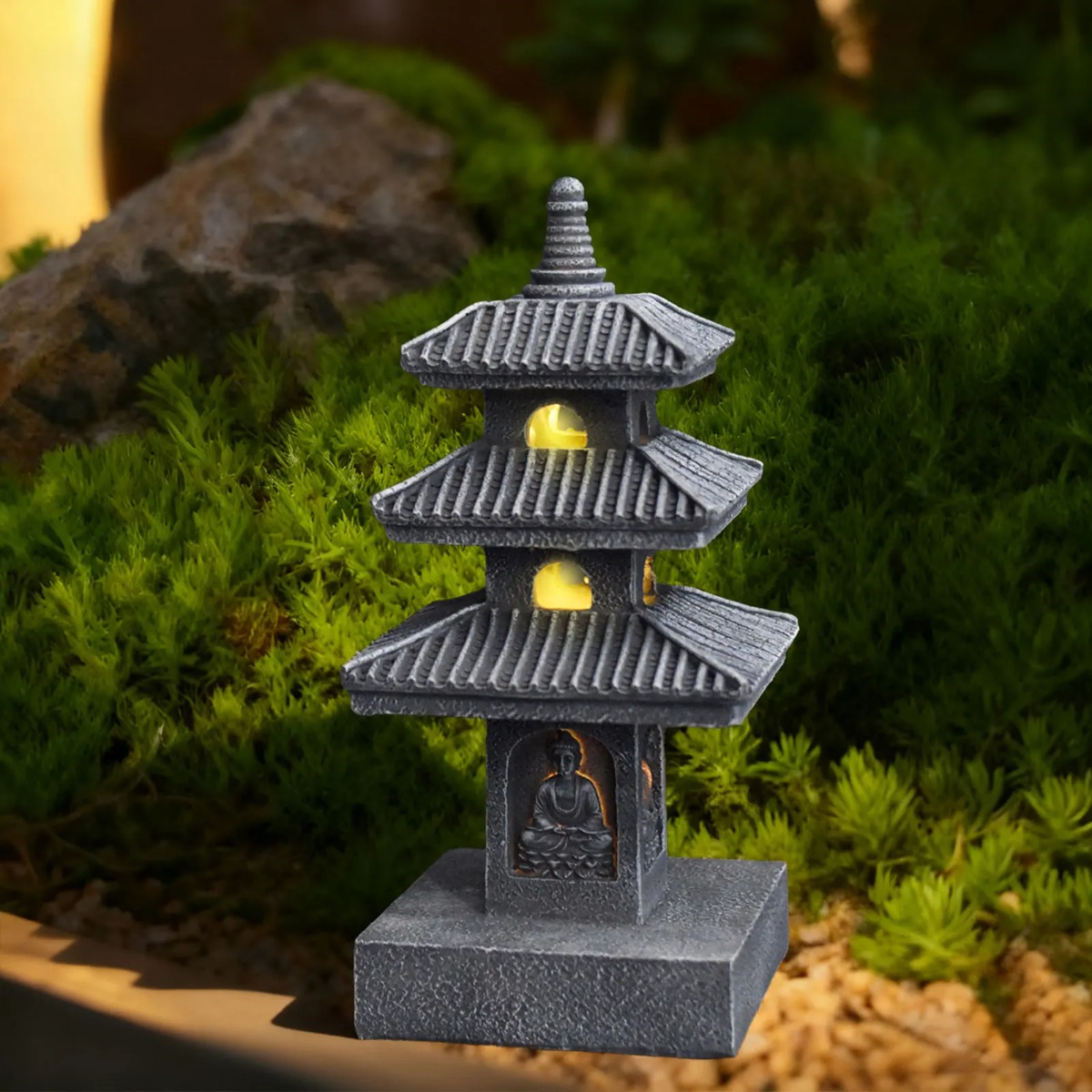 Solar Garden Lights Outdoor La - Japanese Lighting Decor recension och pris