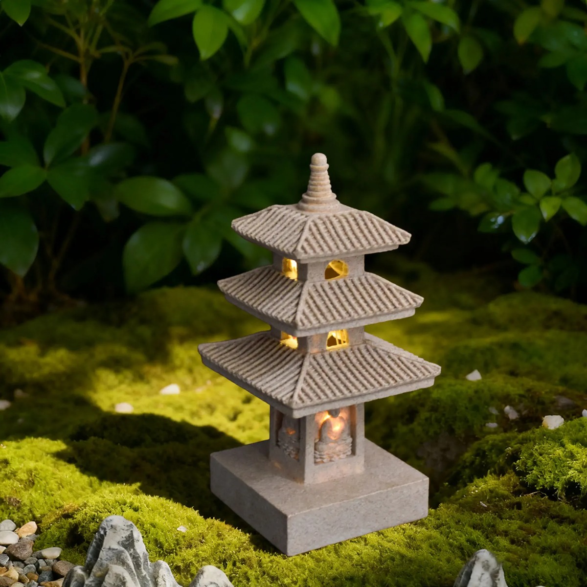 Solar Garden Lights Outdoor La - Japanese Lighting Decor recension och pris