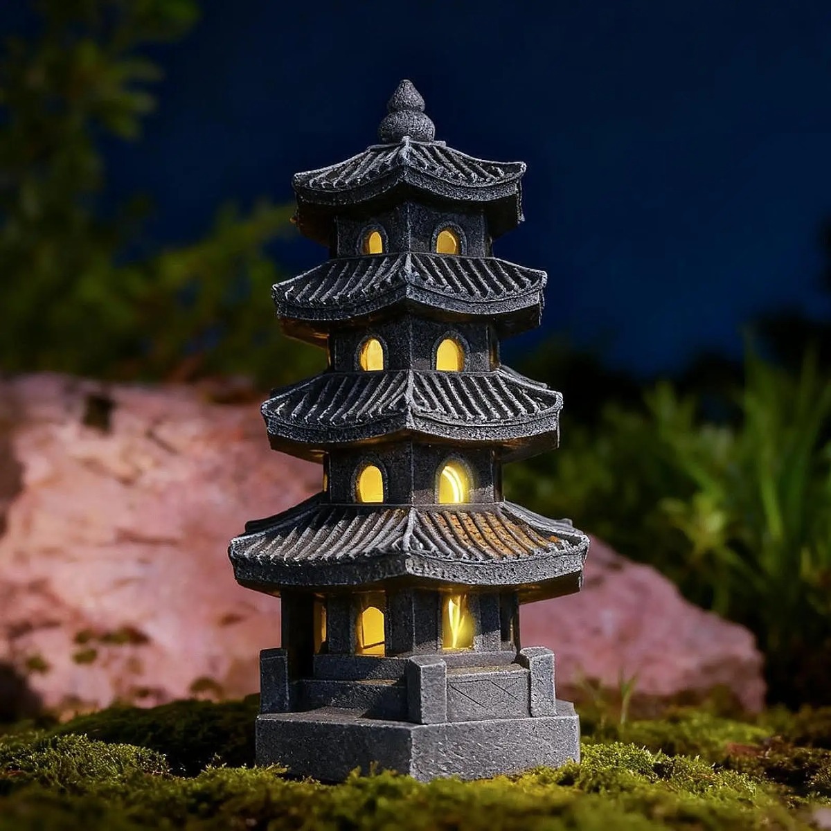 Solar Garden Lights Outdoor La - Japanese Lighting Decor recension och pris