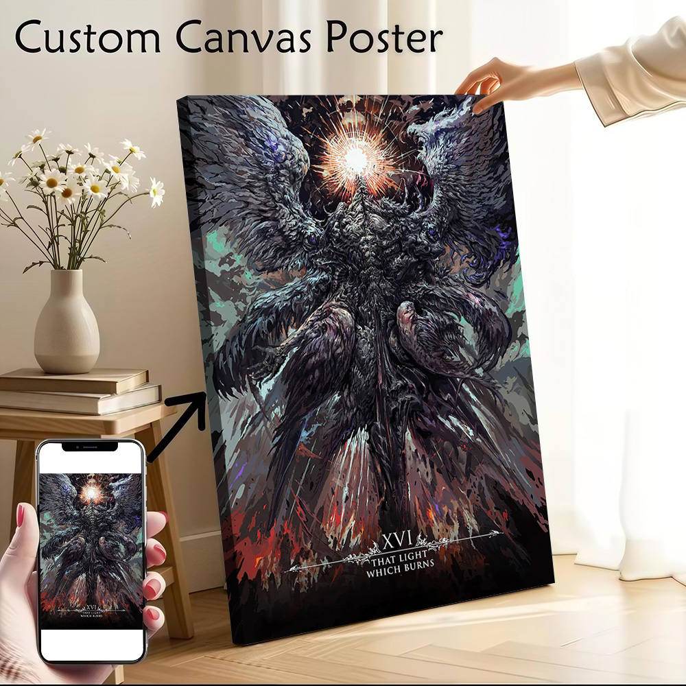 That Light Which Burns Canvas  - Lighting Room Decor Photo recension och pris
