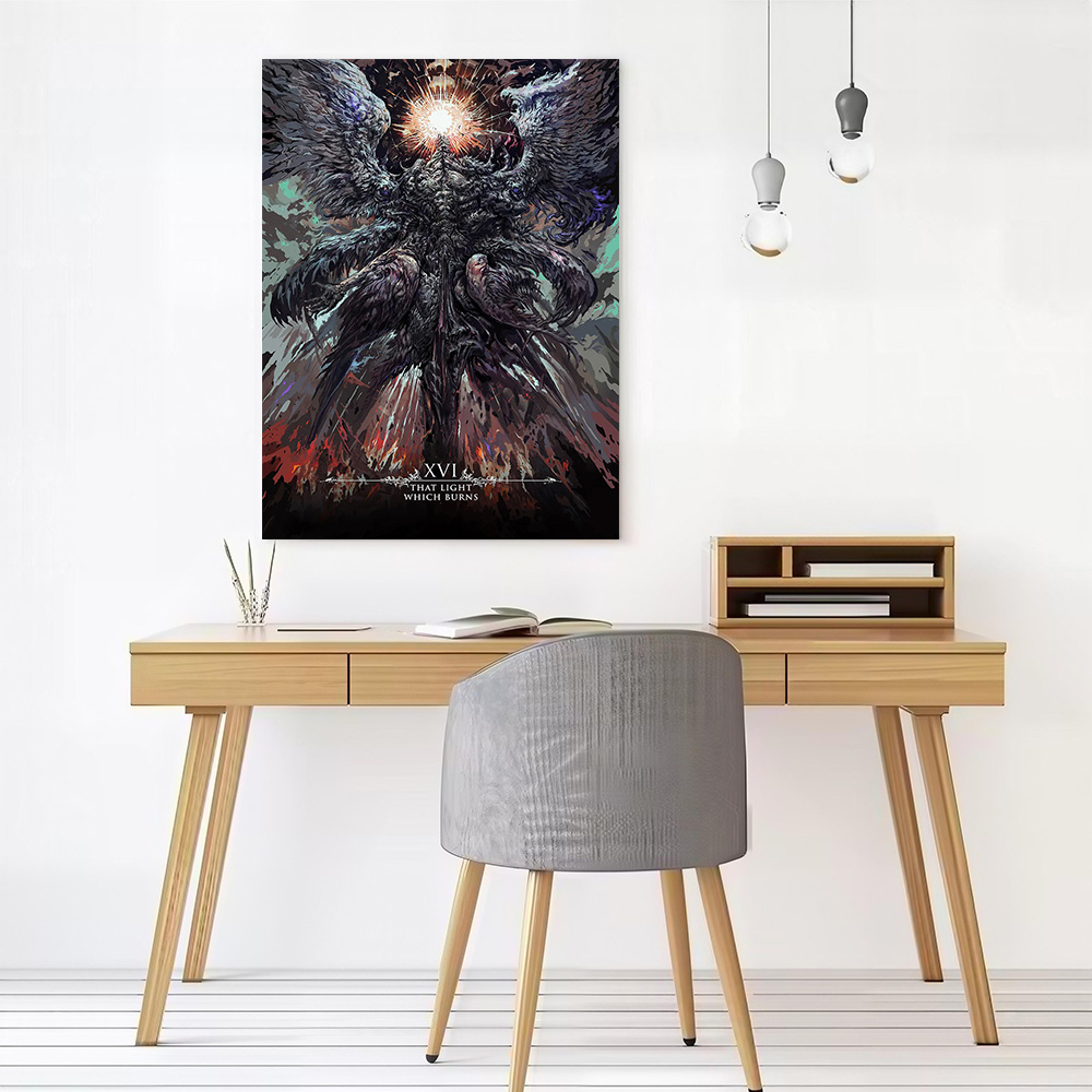 That Light Which Burns Canvas  - Lighting Room Decor Photo recension och pris