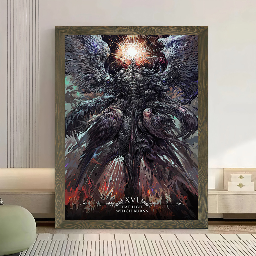 That Light Which Burns Canvas  - Lighting Room Decor Photo recension och pris