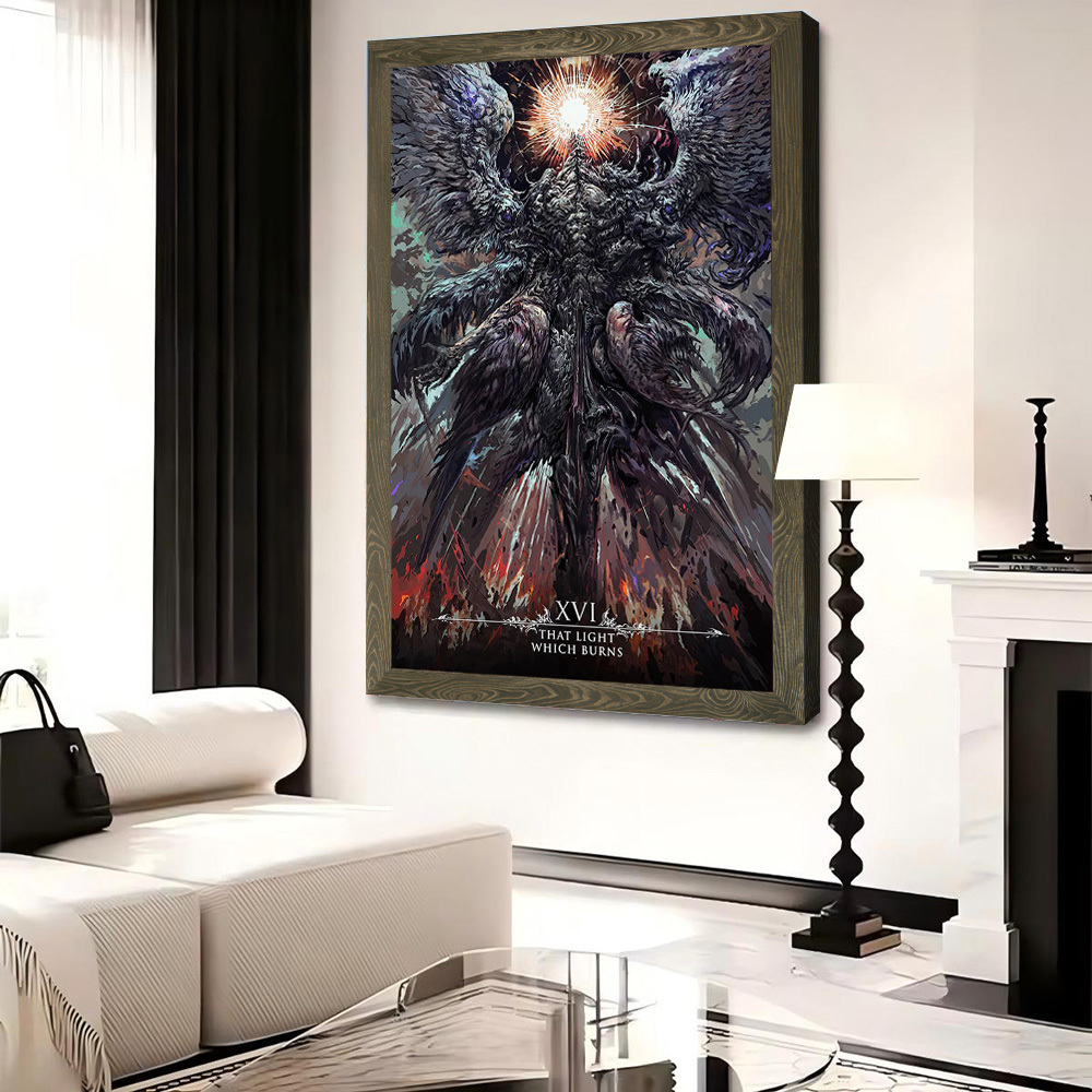That Light Which Burns Canvas  - Lighting Room Decor Photo recension och pris