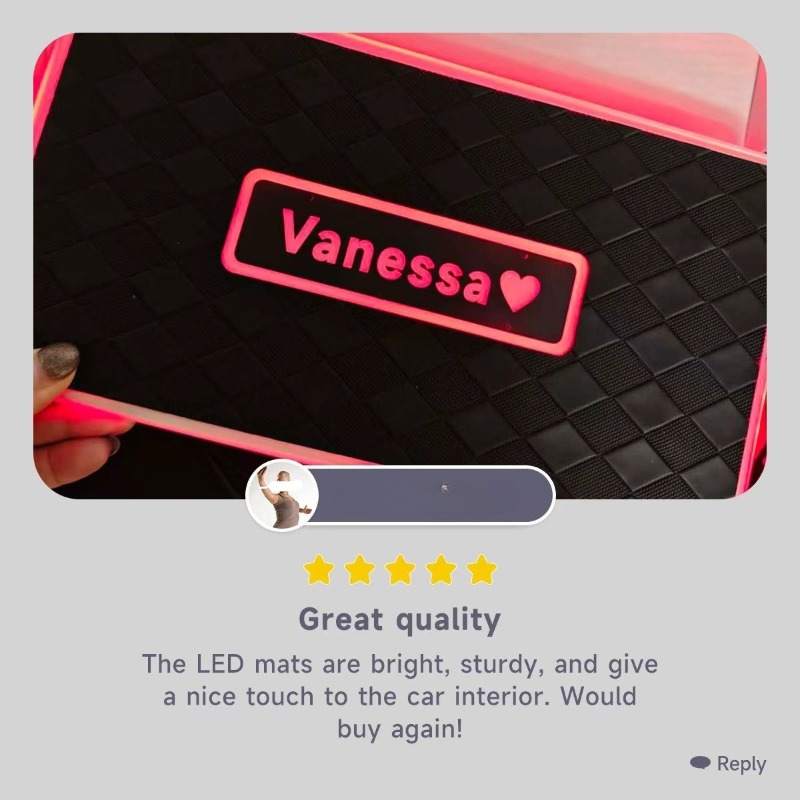 Universal Car LED Floor Mat Am - Decor Lighting Floor Lamps recension och pris