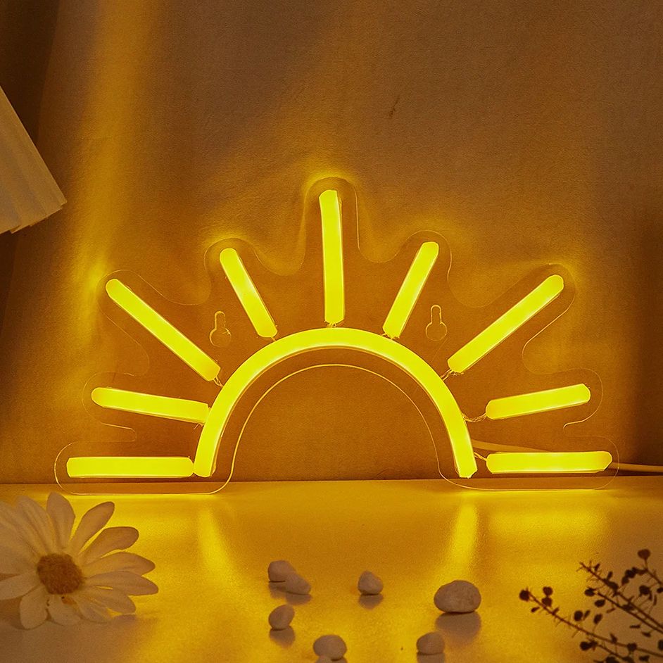 Chi-Buy 1PC Sunrise Shape LED  - Lighting Decor Sunrise recension och pris