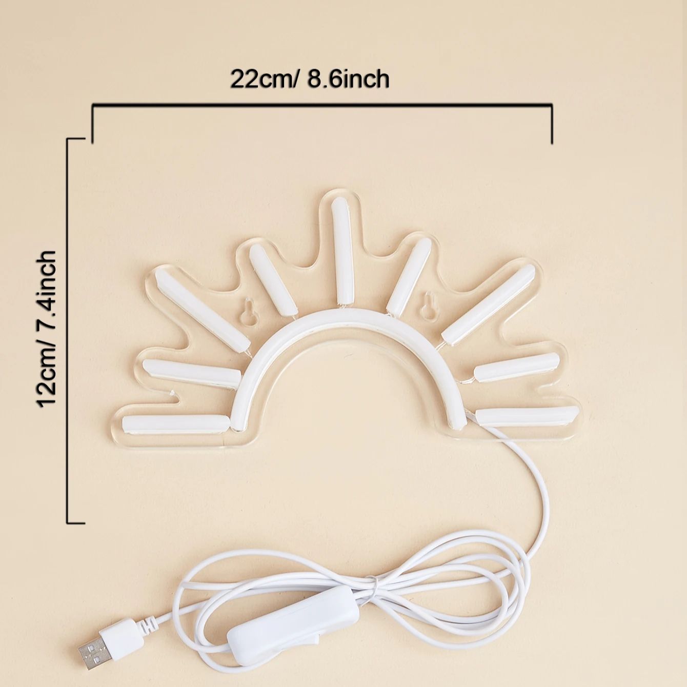 Chi-Buy 1PC Sunrise Shape LED  - Lighting Decor Sunrise recension och pris