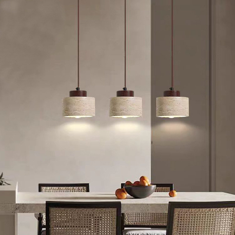 Natural Yellow Cave Stone Pend - Japanese Lighting Decor recension och pris