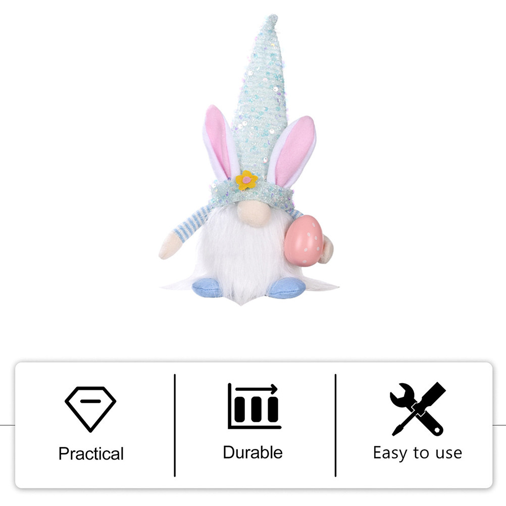 Glowing Rabbit Gnome Soft Fest - Unique Lighting Decor recension och pris