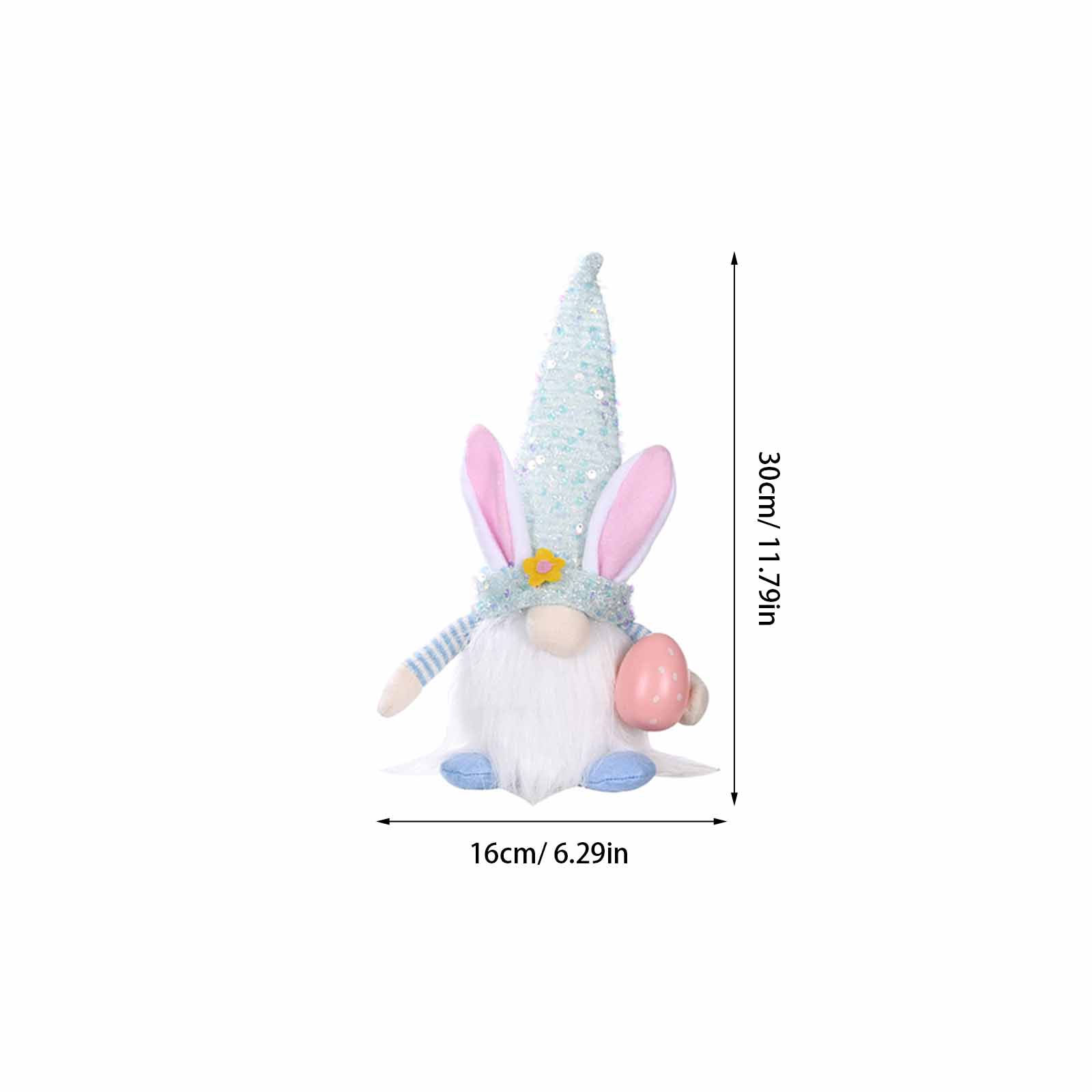 Glowing Rabbit Gnome Soft Fest - Unique Lighting Decor recension och pris